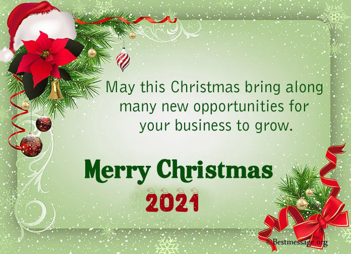 christmas card messages, Business Christmas Greeting message